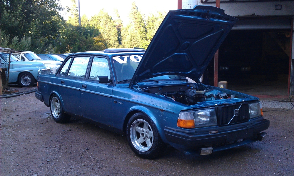 Svartedal's 240 GLT 1984 (Rust prosjekt). volvo 240 GLT